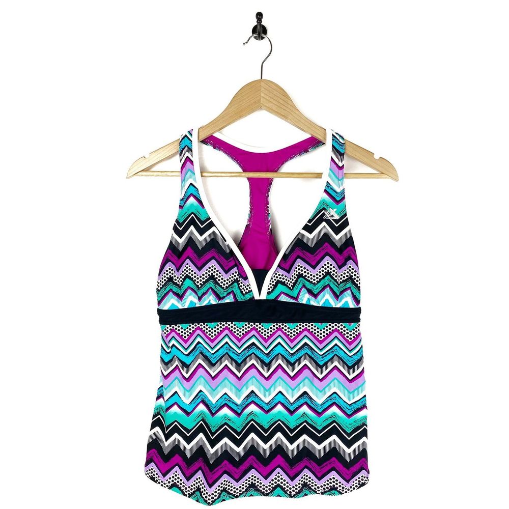 ZeroXposur Halter Top Swimsuit Tankini Size 12